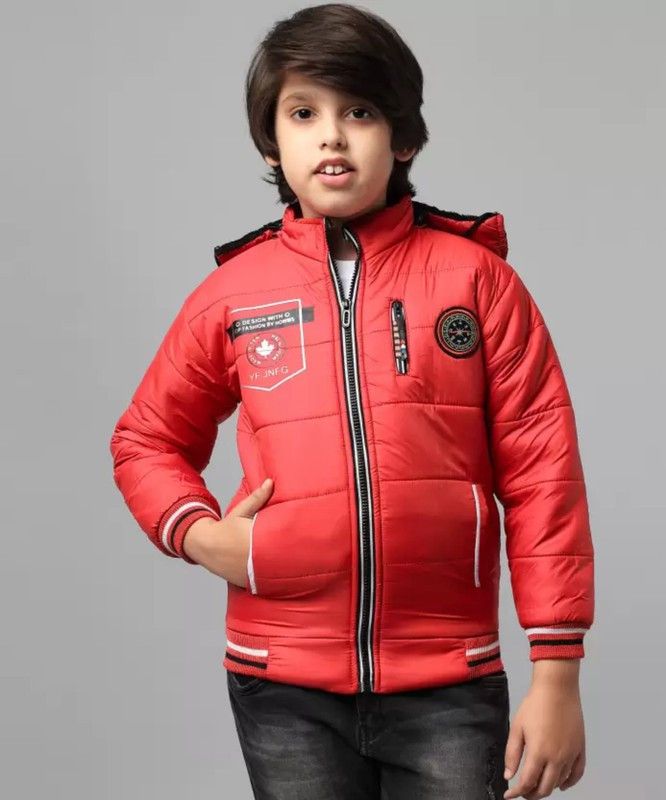 Boys Printed Bomber Jacket
