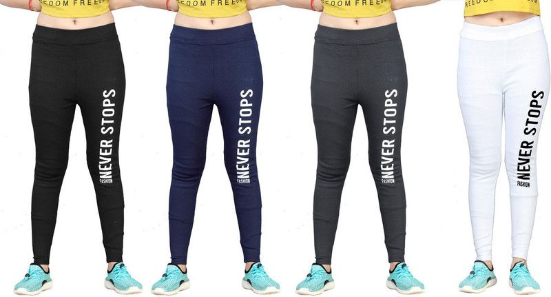 FAYDA MALL Multicolor Jegging  (Printed)