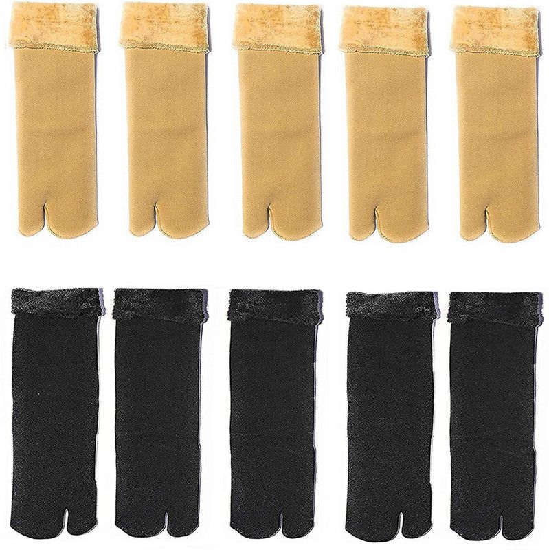 Women Solid Mid-Calf/Crew  (Pack of 10)