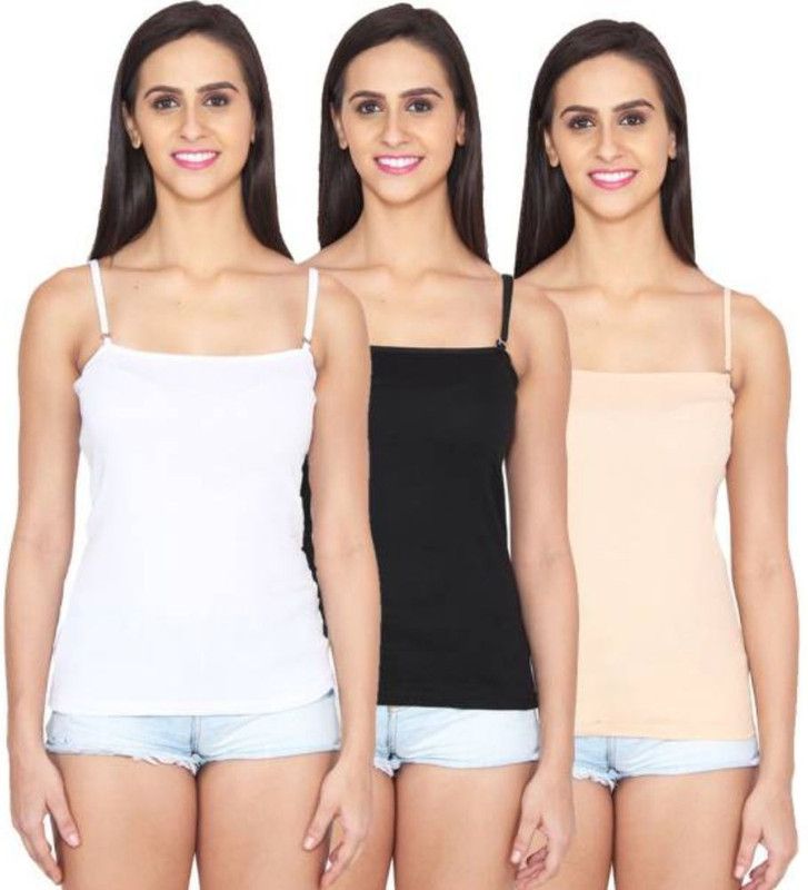 Women White, Black, Beige Camisole