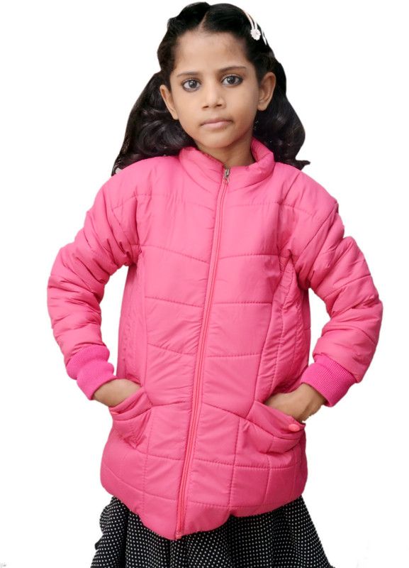 JACKET Girls Solid Quilted Jacket