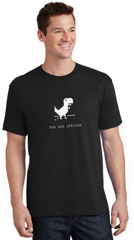 AWA_Offline_Print_XL Men Solid Round Neck Cotton Blend Black T-Shirt