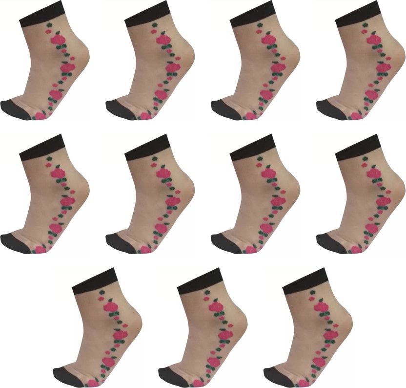 Women Embriodered Ankle Length  (Pack of 11)