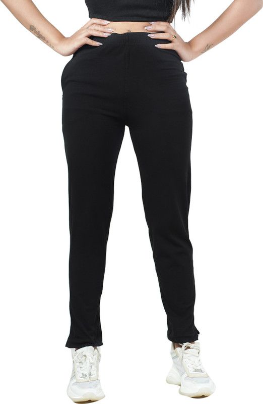 Goodpoint Footed Western Wear Legging  (Black, Solid)