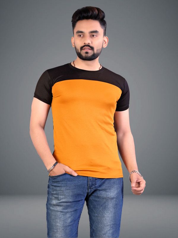 Cotton Tshirt For Boys Men Printed Round Neck Cotton Blend Multicolor T-Shirt