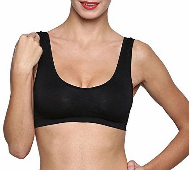 Women Training/Beginners Bra  (Black)