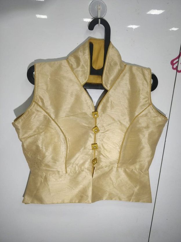 Semi Stitched Viscose Rayon Blouse Material Solid
