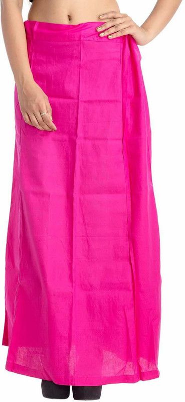 mahak creation M CREATION LIGHT RANI COLOR Pure Cotton Petticoat  (Free)