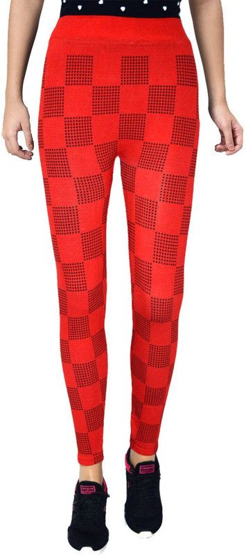 AGINOS Red Jegging  (Printed)
