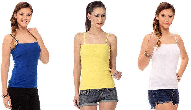 Women Blue, Black, Yellow Camisole
