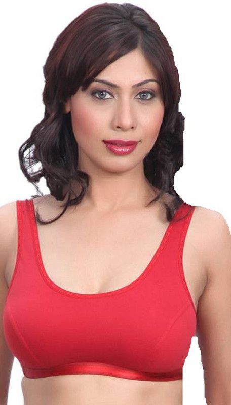 Women Sports Bra  (Red)