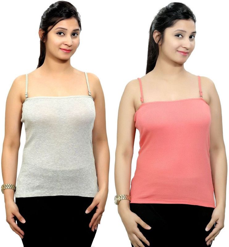 Women Silver, Pink Camisole