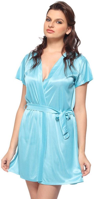 Women Robe  (Light Blue)