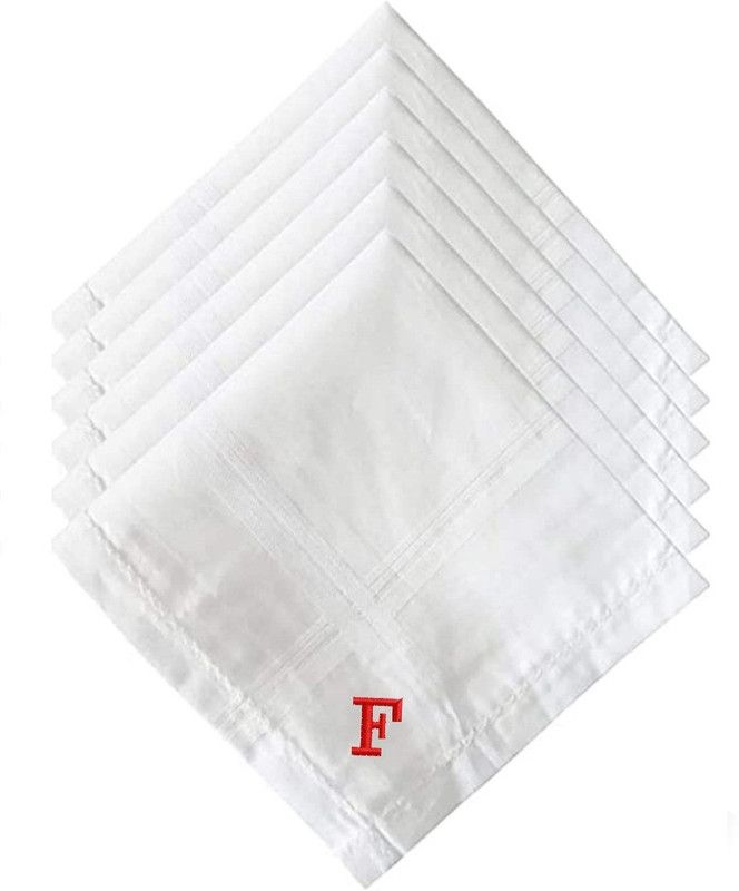 Mrunals Fashion Cotton Handkerchief initial 