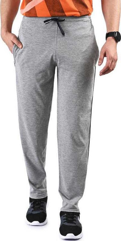 Men & Women Solid Grey Track Pants