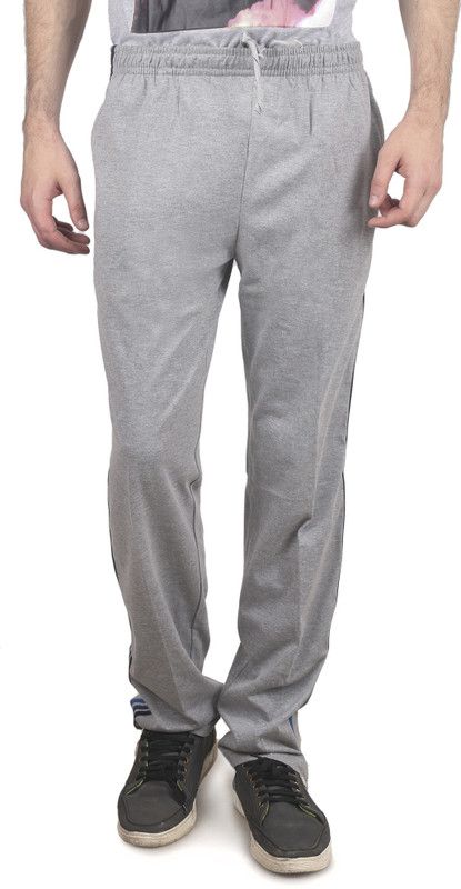 | Men Solid Grey Track Pants