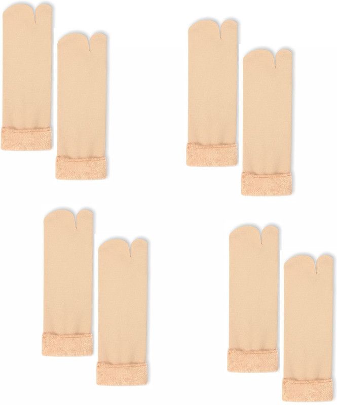 Women Solid Calf Length  (Pack of 4)
