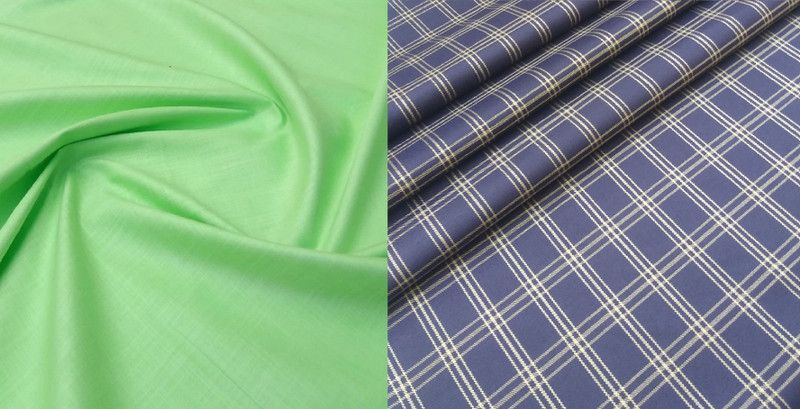 Unstitched Linen Shirt & Trouser Fabric Solid, Self Design