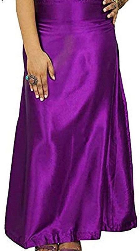 Aarvi styles Pari535 Satin Blend Petticoat  (Free)