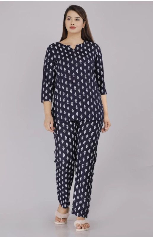 Women Printed Blue