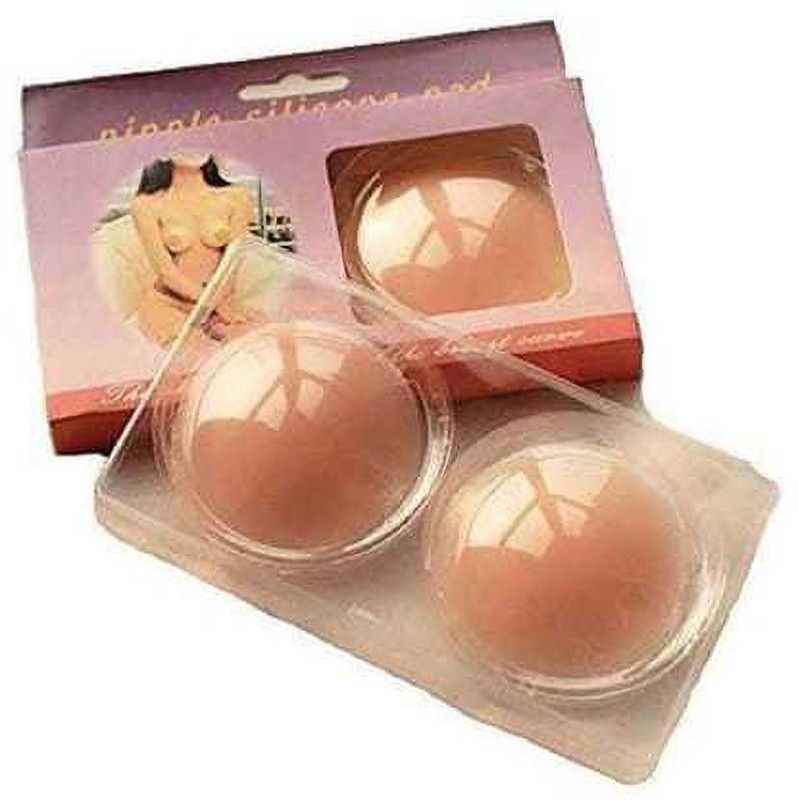 Any Time Fit Silicone Peel and Stick Bra Petals  (Beige Pack of 1)