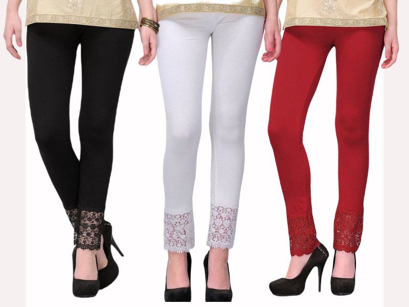 Yezi Ankle Length Western Wear Legging  (Multicolor, Solid)