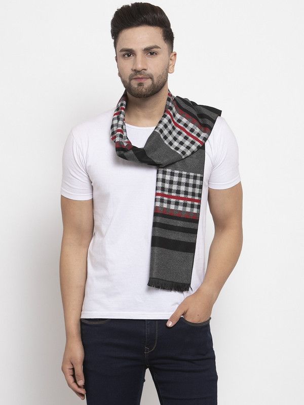 CALVADOSS Checkered Men Muffler