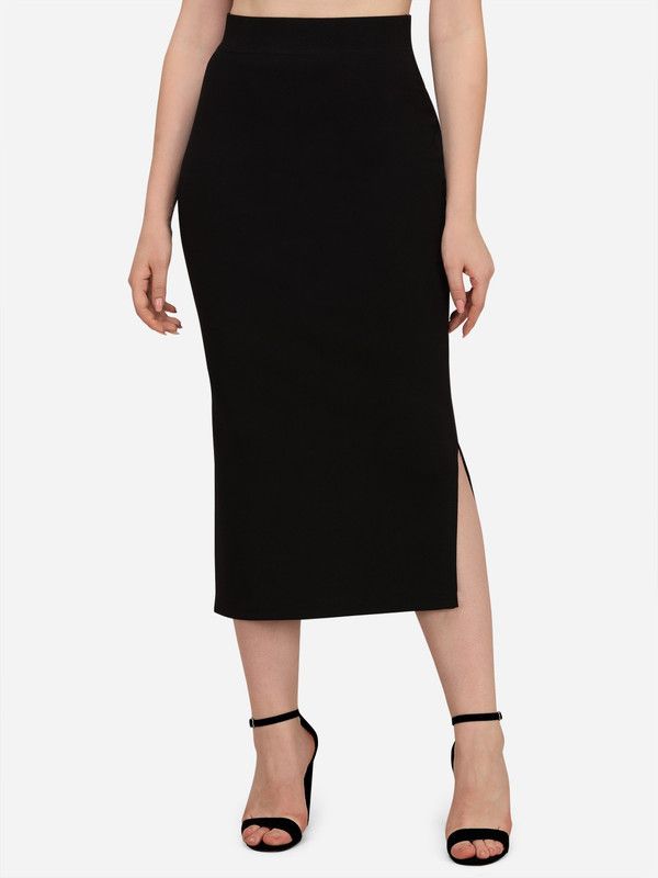 sintory SHAPEWEAR-Black (S) Polyester Petticoat  (S)