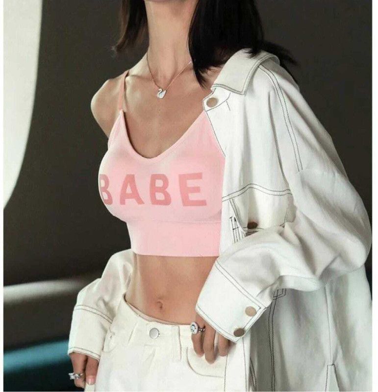 Women Everyday Lightly Padded Bra  (Pink)