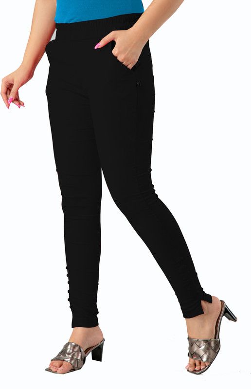 LADYBITE Black Jegging  (Solid)