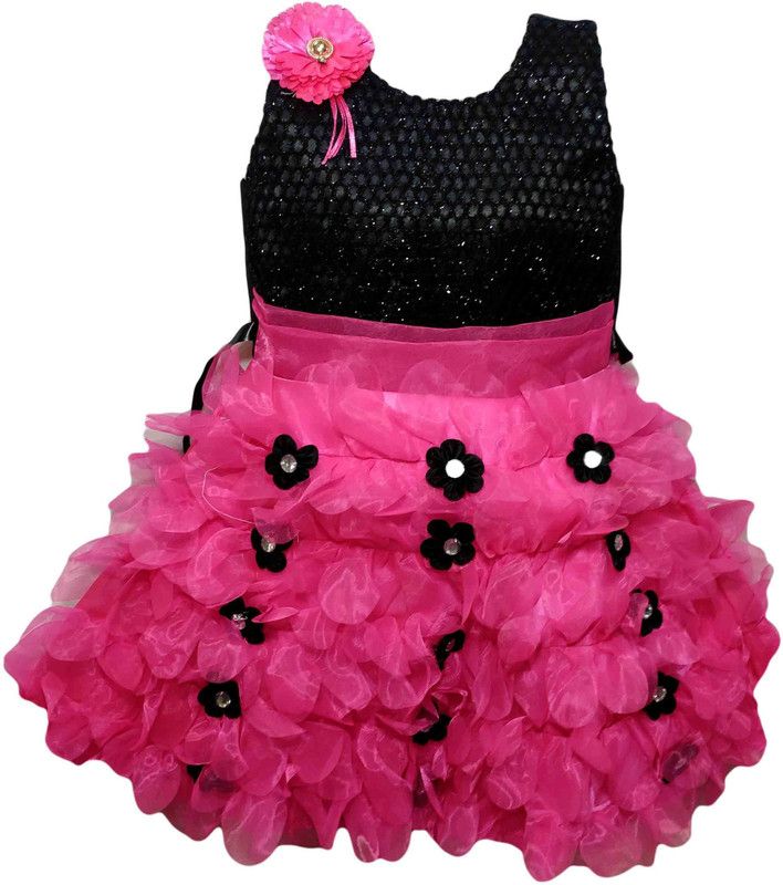 Baby Girls Maxi/Full Length Festive/Wedding Dress  (Multicolor, Sleeveless)
