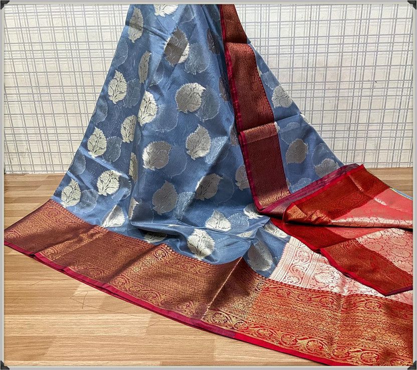 Temple Border Banarasi Cotton Silk Saree  (Pack of 10, Multicolor)