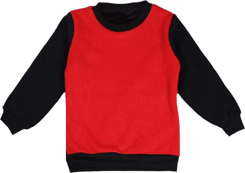 Baby Boys Full Sleeve Solid Sweatshirt