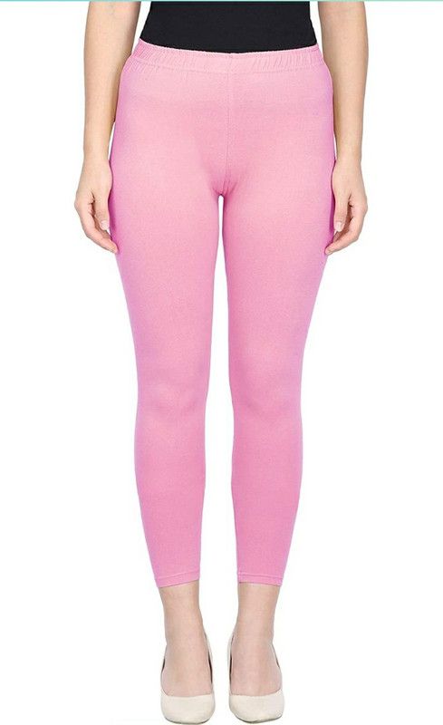 neeti collection Ethnic Wear Legging  (Pink, Solid)