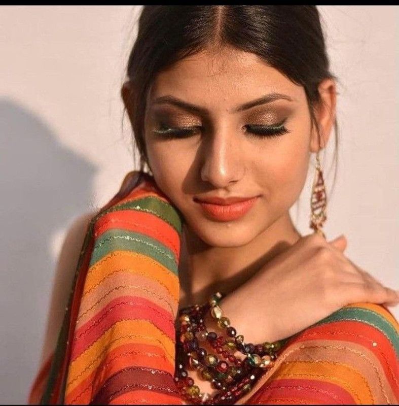 Geometric Print Bandhani Jute Silk Saree  (Multicolor)