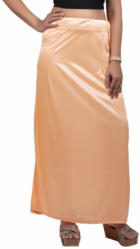YMS PEACHLYCRAPETTICOAT Lycra Blend Petticoat  (XL)