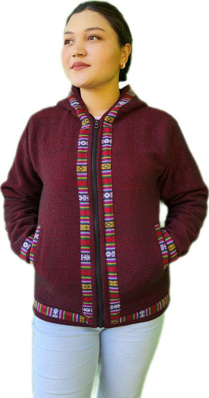 Men & Women Embroidered Casual Jacket