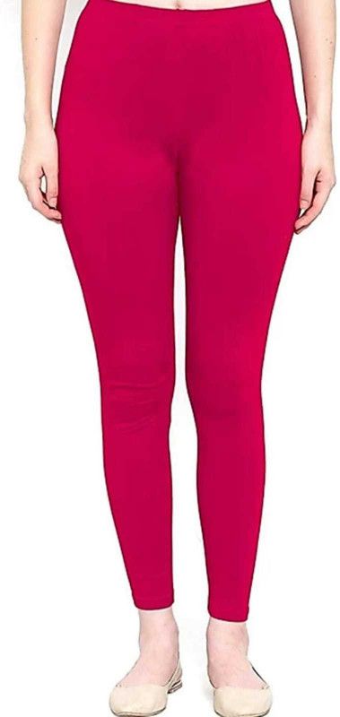 Kinaya Store Western Wear Legging  (Pink, Self Design)