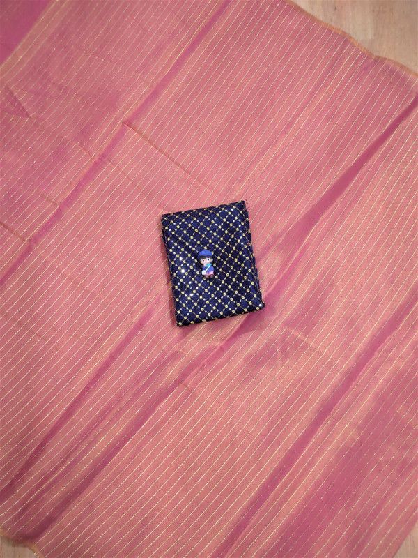 Bollywood Tissue Saree  (Pink)