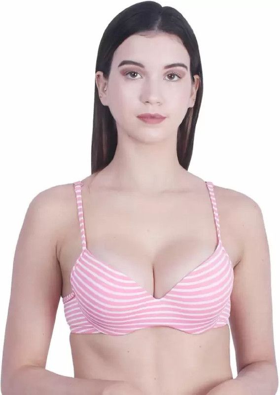 Women Everyday Non Padded Bra  (Pink)