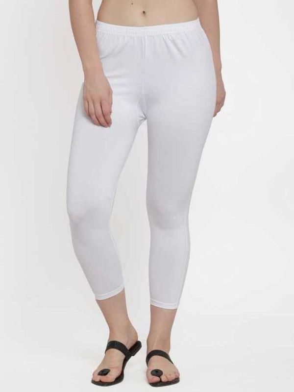 BS-C-02 Women White Capri