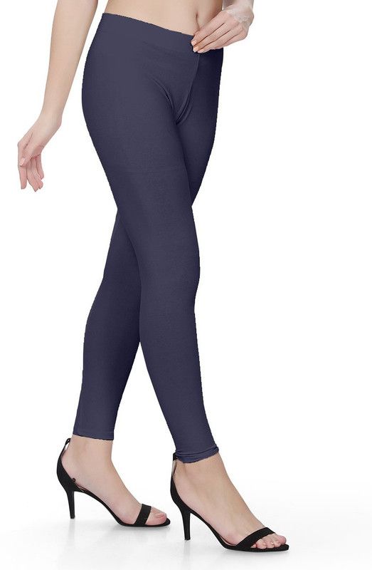 TITTLI Ankle Length Ethnic Wear Legging  (Dark Blue, Solid)