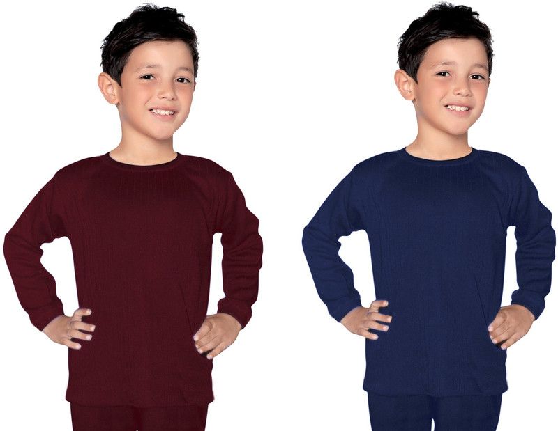 Top For Boys & Girls  (Brown, Pack of 2)