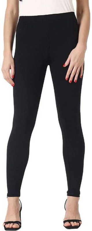 SKF Churidar Western Wear Legging  (Black, Solid)