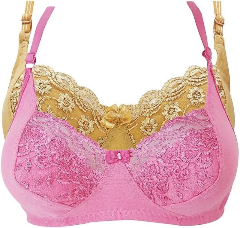 Women Sleep Bra Lightly Padded Bra  (Multicolor)