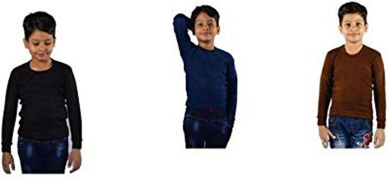 Top Thermal For Boys  (Multicolor, Pack of 3)