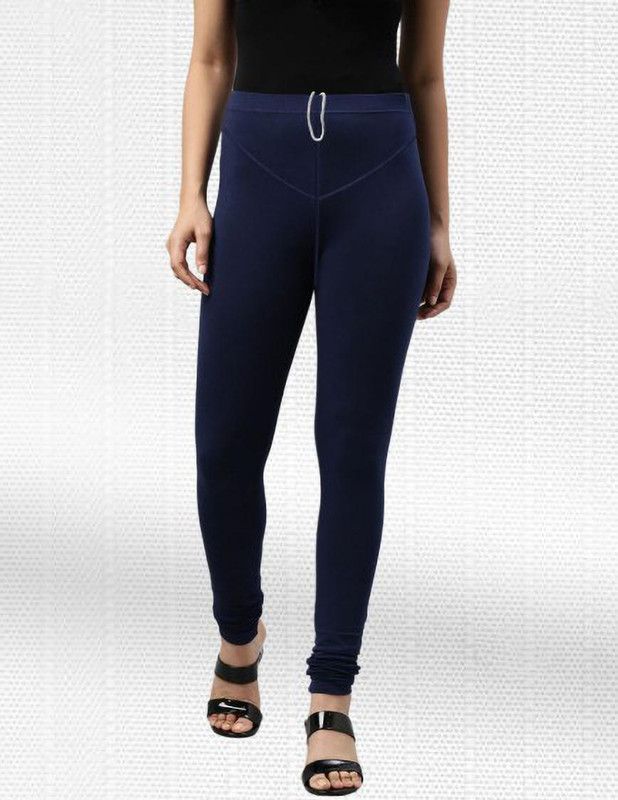RADHIKAA FASHIONS Churidar Western Wear Legging  (Dark Blue, Woven)