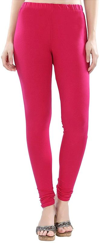 Dream & Dzire Churidar Ethnic Wear Legging  (Red, Solid)