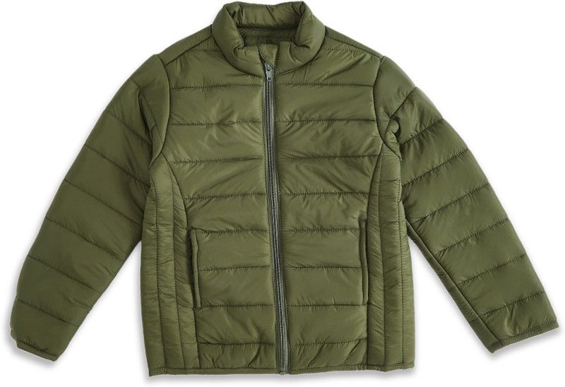 Girls Solid Casual Jacket