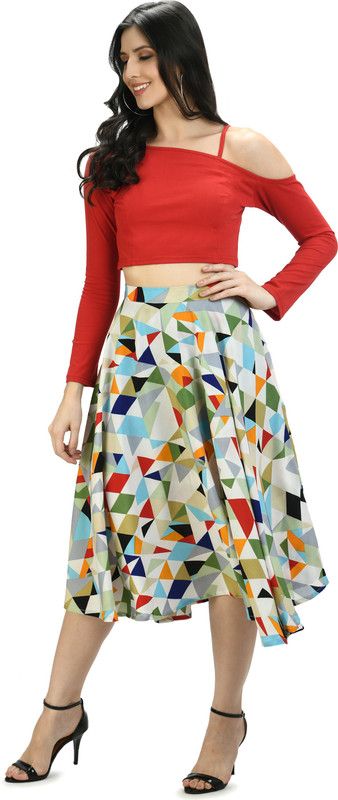 Women Two Piece Dress Multicolor Dress